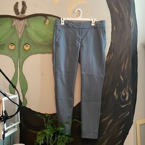 LOFT light blue modern skinny ankle slacks